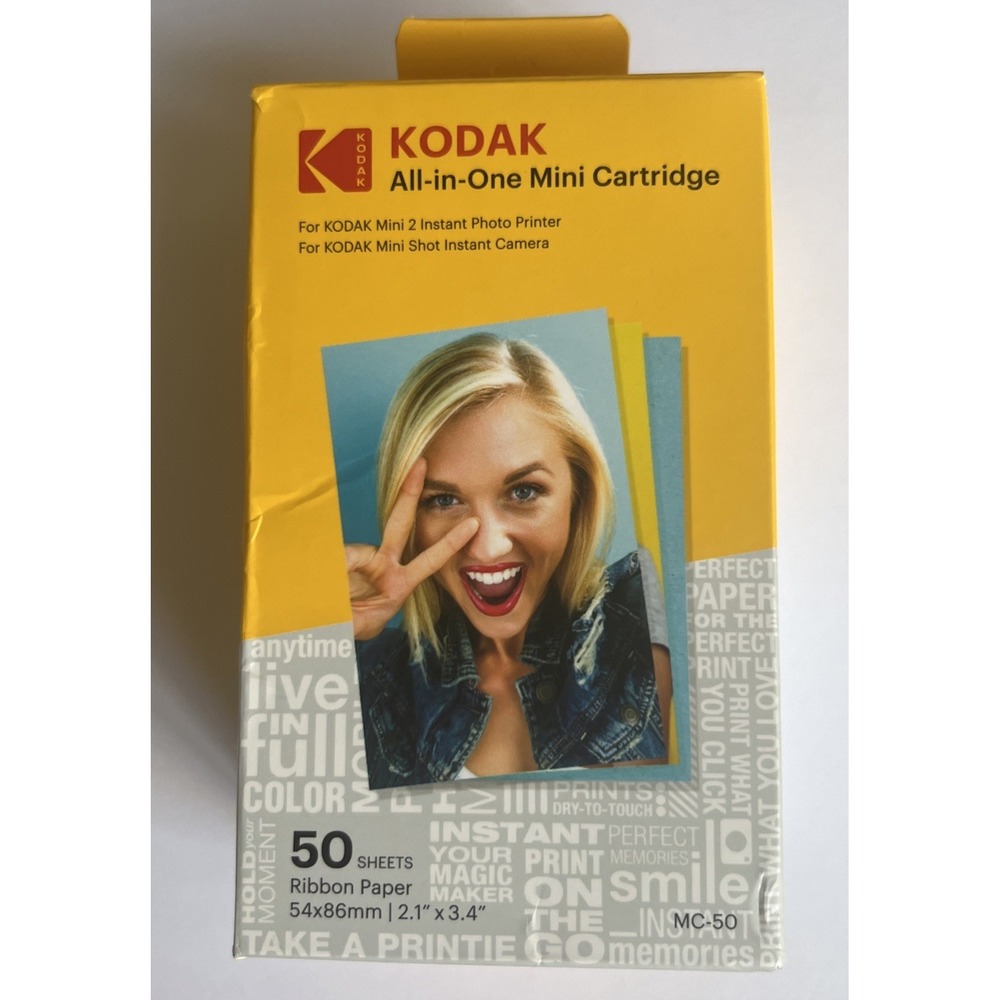 Kodak All In One Mini Cartridges  (MSC-50) Open‎ Box 30-Sheets